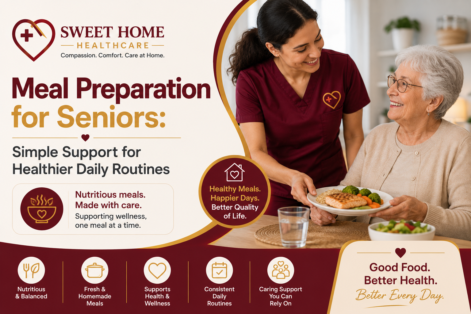 Meal Preparation for Seniors: Simple Support for Healthier Daily Routines