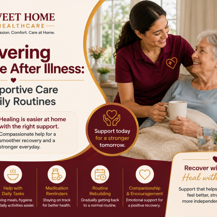 Recovering at Home After Illness: How Supportive Care Helps Daily Routines